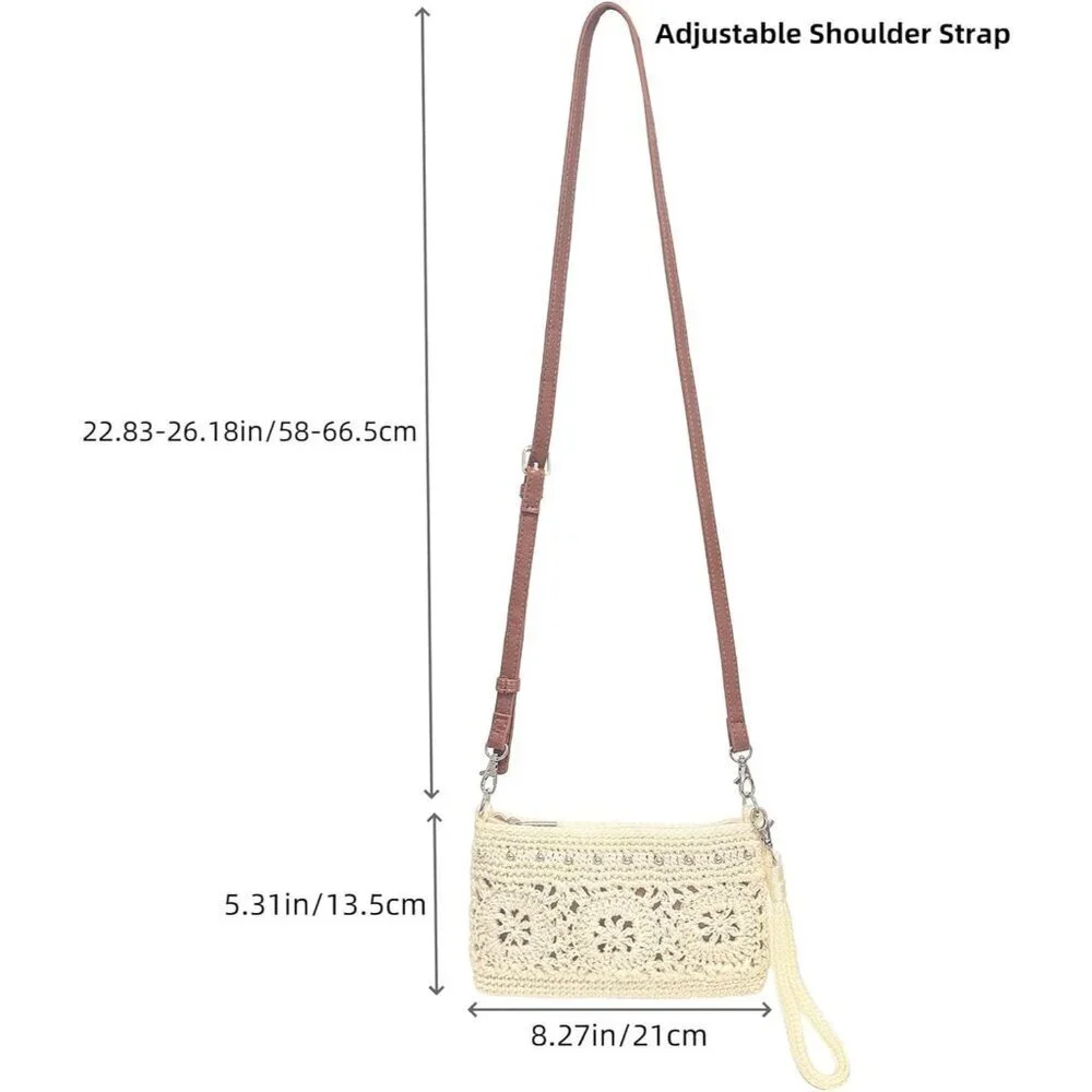 Wristlet Wallet Clutch Polyester Compact Small Phone Bag for Women